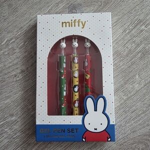 NEW Miffy Gel Pens Set